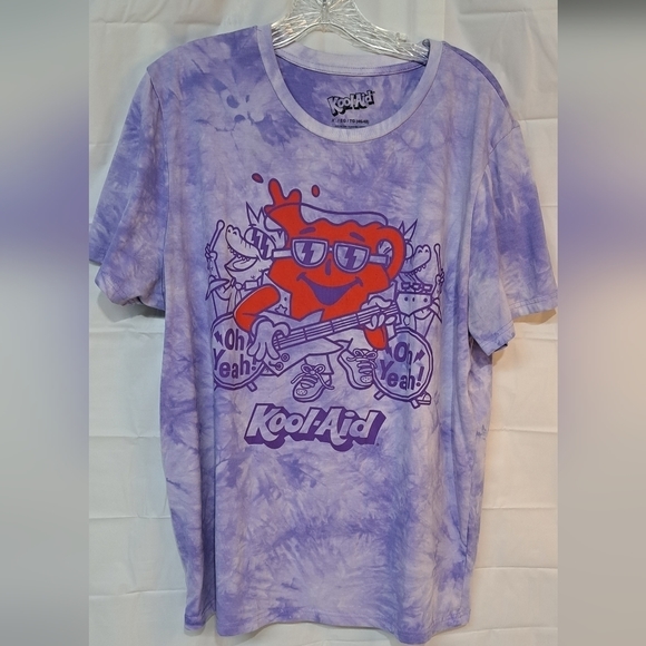 KOOL-AID Other - KOOL-AID Men's Graphic Short Sleeve T-shirt Purple Tye Dye Size XL